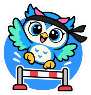 Ninja Hoot sticker